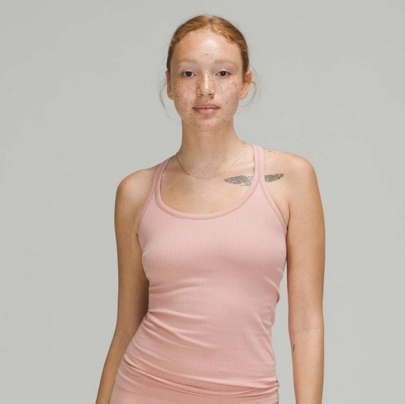 Lululemon Ebb To Street Tank *Light Support  For B/C Cup
 Pink Puff - Picture 3 of 7